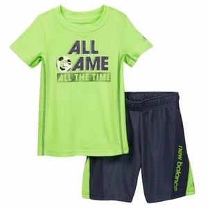 New Balance 24 Month Shirt Short Set NWT
